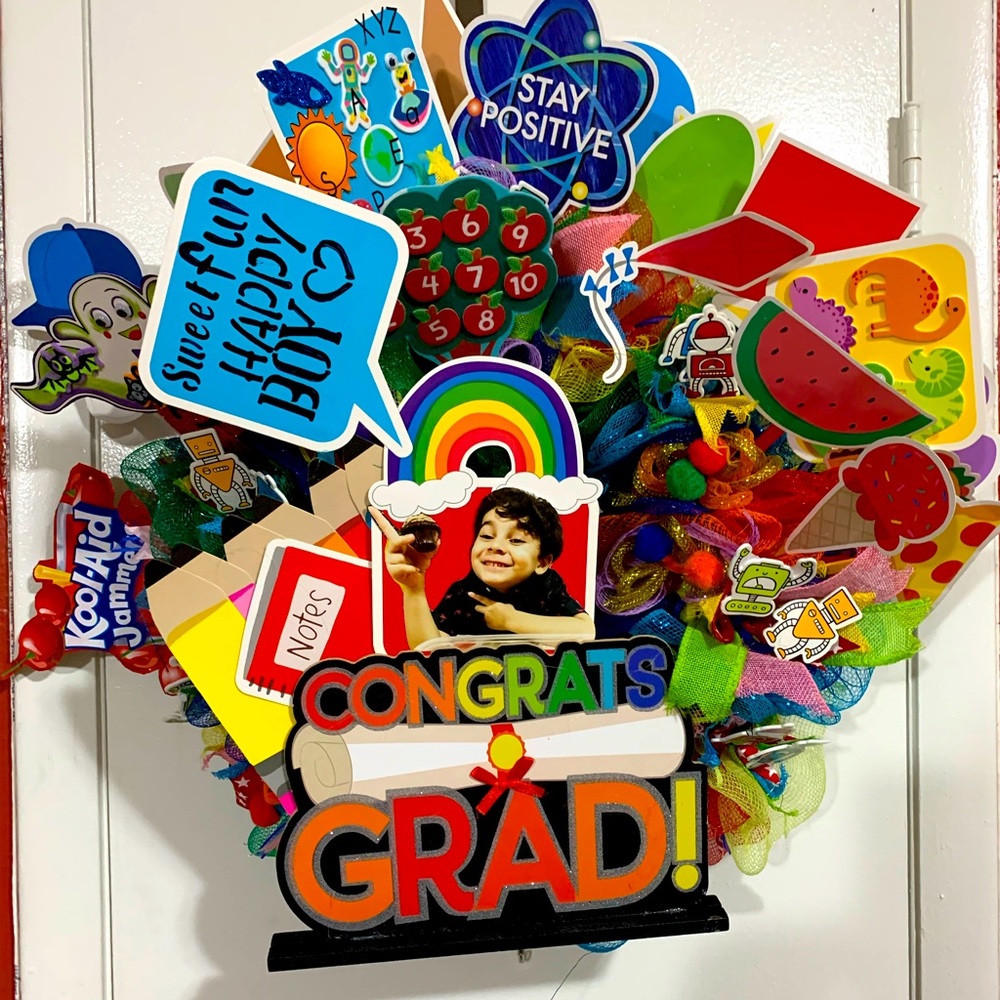 Special Fun Request ORDER Wreath for a 👨‍🎓Graduation K-12 grades